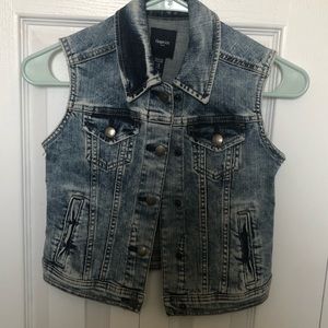 Girls Jean vest